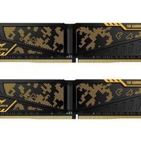 Team TLTYD432G3200HC16FDC01 T-Force Vulcan TUF Gaming Alliance 32GB 2x16GB 3200MHz CL16 DDR4 Gaming Ram