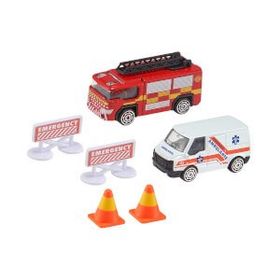 Teamsterz 1:64 Aksesuarlı Kurtarma Aracı Seti