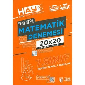 Teas Press Yayınları 7. Sınıf Matematik Hay 20x20 Branş Deneme