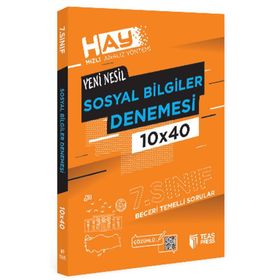 Teas Press Yayınları 7. Sınıf Sosyal Bilgiler Hay 10x40 Branş Deneme