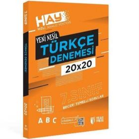 Teas Press Yayınları 7. Sınıf Türkçe 20x20 Branş Deneme