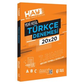 Teas Press Yayınları 7. Sınıf Türkçe 20x20 Branş Deneme