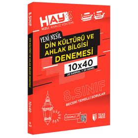 Teas Press Yayınları 8. Sınıf Din Kültürü Ve Ahlak Bilgisi Hay 10x40 Denemesi