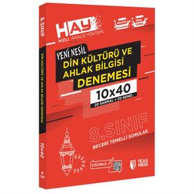 Teas Press Yayınları 8. Sınıf Din Kültürü Ve Ahlak Bilgisi Hay 10x40 Denemesi