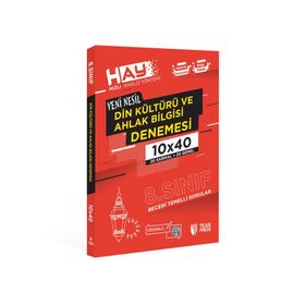Teas Press Yayınları 8. Sınıf Din Kültürü Ve Ahlak Bilgisi Hay 10x40 Denemesi