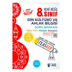 Teas Press Yayınları 8. Sınıf Din Kültürü ve Ahlak Bilgisi TeasKop Yeni Nesil Soru Bankası