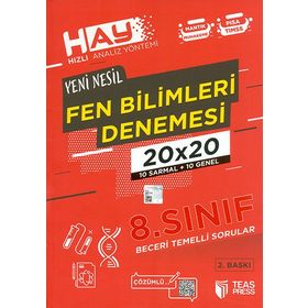 Teas Press Yayınları 8. Sınıf Fen Bilimleri Hay 20x20 Denemesi