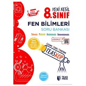 Teas Press Yayınları 8. Sınıf Fen Bilimleri TeasKop Yeni Nesil Soru Bankası