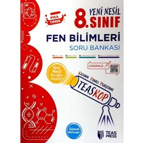 Teas Press Yayınları 8. Sınıf Fen Bilimleri TeasKop Yeni Nesil Soru Bankası