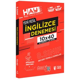 Teas Press Yayınları 8. Sınıf İngilizce Hay 10x40 Denemesi