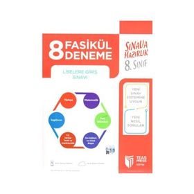 Teas Press Yayınları 8. Sınıf LGS 8 Fasikül Deneme