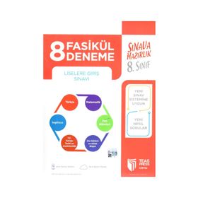 Teas Press Yayınları 8. Sınıf LGS 8 Fasikül Deneme