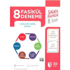 Teas Press Yayınları 8. Sınıf LGS 8 Fasikül Deneme
