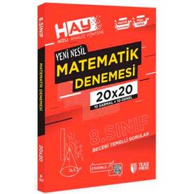 Teas Press Yayınları 8. Sınıf Matematik Hay 20x20 Denemesi
