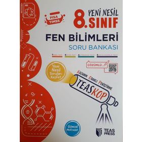 Teas Press Yayınları 8. Sınıf Türkçe Teaskop Yeni Nesil Soru Bankası