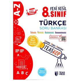 Teas Press Yayınları 8. Sınıf Türkçe Teaskop Yeni Nesil Soru Bankası