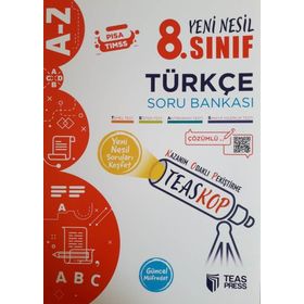 Teas Press Yayınları 8. Sınıf Türkçe Teaskop Yeni Nesil Soru Bankası