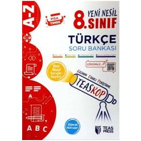 Teas Press Yayınları 8. Sınıf Türkçe Teaskop Yeni Nesil Soru Bankası