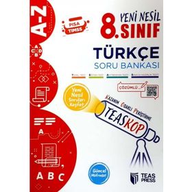 Teas Press Yayınları 8. Sınıf Türkçe Teaskop Yeni Nesil Soru Bankası