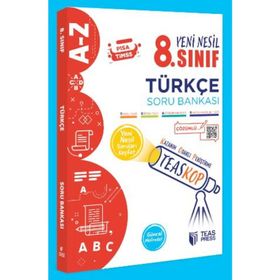 Teas Press Yayınları 8. Sınıf Türkçe Teaskop Yeni Nesil Soru Bankası