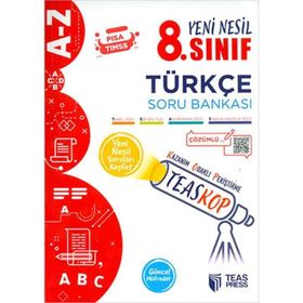 Teas Press Yayınları 8. Sınıf Türkçe Teaskop Yeni Nesil Soru Bankası