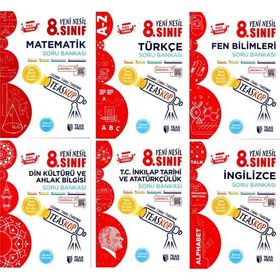 Teas Press Yayınları 8.Sınıf Yeni Nesil Soru Bankası 6 Kitap Seti