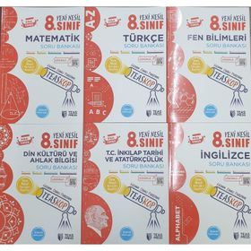 Teas Press Yayınları 8.Sınıf Yeni Nesil Soru Bankası 6 Kitap Seti