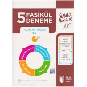 Teas Press Yayınları AYT 5 Fasikül Deneme