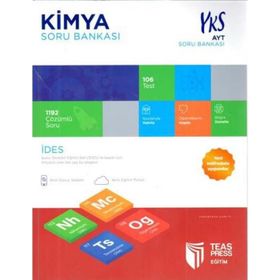 Teas Press Yayınları AYT İdes Kimya Soru Bankası