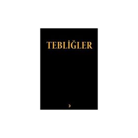 Tebliğler - Emrah Eryılmaz