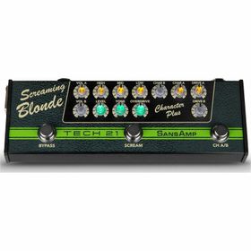 Tech 21 SansAmp Character Plus-Screaming Blonde Gitar Pedalı