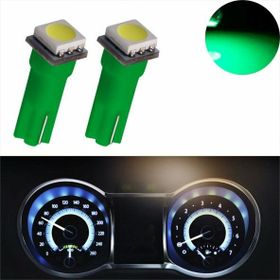 Techmaster 2 Adet T5-5050 Yeşil Led Gösterge Paneli Işığı Kadran Lambası Led Işık