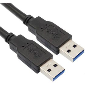Techmaster 30 cm 2 Ucu USB 3.0 2 Ucu Erkek Kablo Hızlı Veri Aktarımı