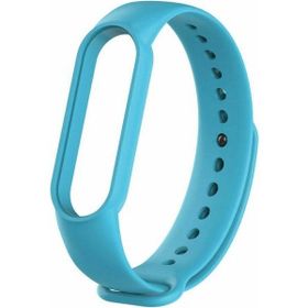 Techmaster Açık Mavi Xiaomi Mi Band 5 Mi Band 6 Mi Band 7 TME Silikon Kordon Kayış