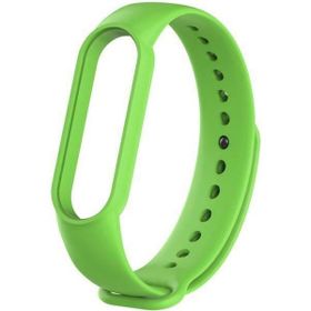 Techmaster Açık Yeşil Xiaomi Mi Band 5 Mi Band 6 Mi Band 7 TME Silikon Kordon Kayış