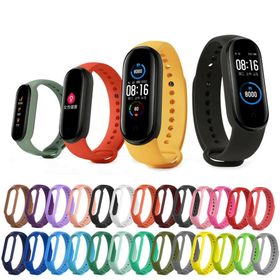 Techmaster Açık Yeşil Xiaomi Mi Band 5 Mi Band 6 Mi Band 7 TME Silikon Kordon Kayış