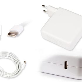 Techmaster Apple MacBook Pro 13" 2020 A2338 A2251 Type-C Usb-C Adaptör Şarj Cihazı