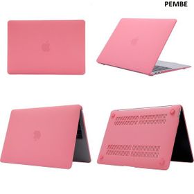 Techmaster Apple Macbook Pro 15 2016 A1707 Cream Ultra İnce Pembe Kılıf