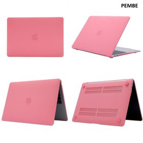 Techmaster Apple Macbook Pro 15 2016 A1707 Cream Ultra İnce Pembe Kılıf