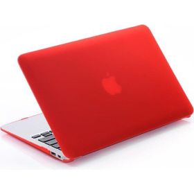 Techmaster Apple Macbook Pro 15 2016 A1707 Rubber Kapak Kırmızı Kılıf