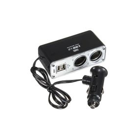 Techmaster Araba Soket Araç Çakmak Çoklayıcı 2 Usb Çoğaltıcı