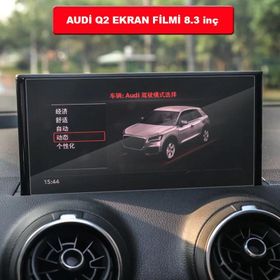 Techmaster Audi Q2 2018 2020 8.3 inç Navigasyon Temperli Ekran Koruyucu