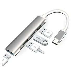 Techmaster C809 Type-C USB 3.1 Den 4 Adet USB 3.0 Hub Otg Çoğaltıcı Adaptörü