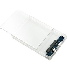 Techmaster DD-115T Şeffaf 2.5 inç Usb 2.0 Sata SSD Harddisk HDD Harici Kutu