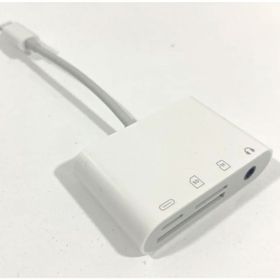 Techmaster iPhone Lightning 3.5 mm Kulaklık iPhone Şarj SD TF Kart Adaptörü