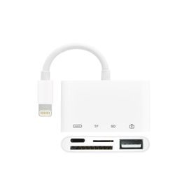 Techmaster iPhone X 11 12 13 Pro Plus Kart Okuyucu Kamera Şarj Bağlantı Kiti