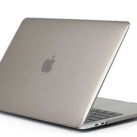 Techmaster MacBook Air 13 A1932 2018 A2179 2020 Kristal Şeffaf Kapak Füme Kılıf