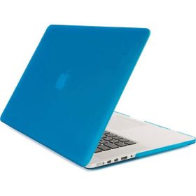 Techmaster Macbook Pro 15 2018 Model A1990 Rubber Kapak Sert Mavi Kılıf