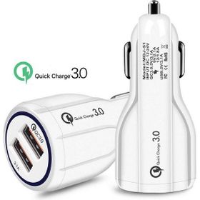 Techmaster Samsung iPhone Huawei Xioami 2 USB 6 Amper Siyah Hızlı Araç Şarj Cihazı