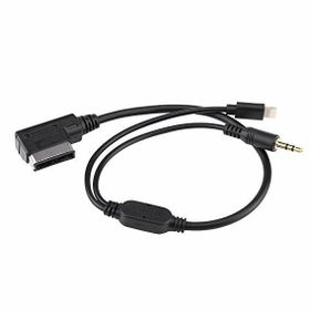 Techmaster Vw Audi 3.5 mm Aux Kablosu ve iPhone Lightning Şarj